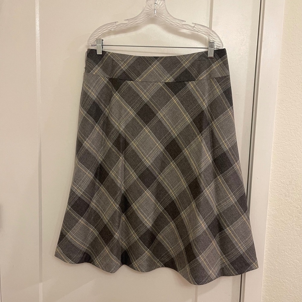 Pendleton Wool Plaid Tartan Midi Skirt Luxury Preppy Old Money Fall Holiday